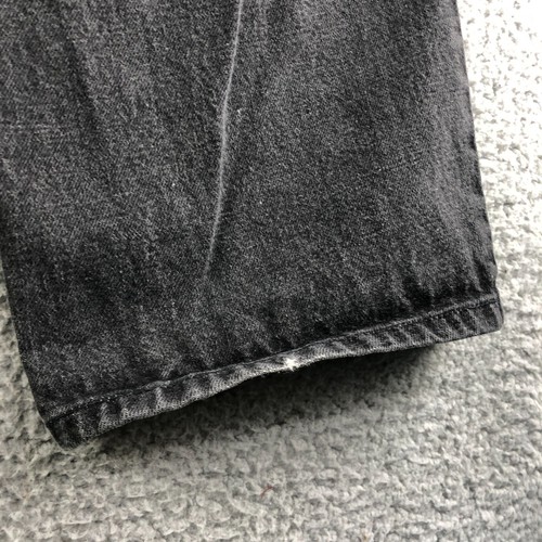 Vintage Y2K Stussy International Button Fly Jeans Herren 36x30 schwarz verwaschen Denim Japan - Bild 15 von 17