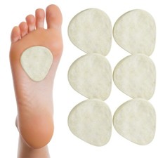 Metatarsal Felt Foot Pad - 1/4" Thick - Made in USA - 6 Pairs 12 Pieces