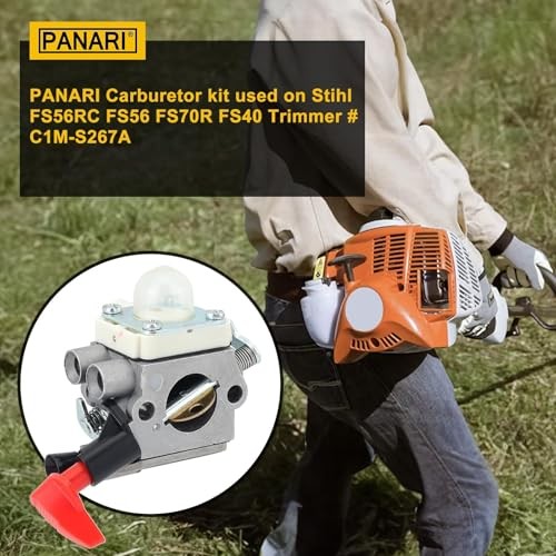 FS56RC Vergaser Kit für Stihl FS 56 RC FS70R FS56 FS70 FS40 FS56C FC70 - Bild 3 von 8