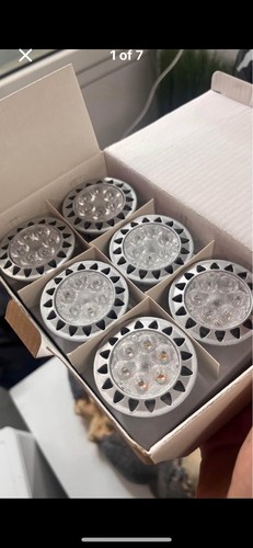 Alide MR16 LED Light Bulbs 7w 460LM 2700K 38 Degree Angle Set of 6 Warm white - Picture 1 of 5