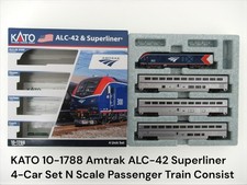 KATO 10-1788 Amtrak ALC-42 Superliner 4-Car Set N Scale Passenger Train Consist