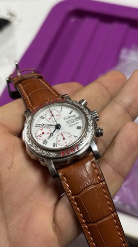 Mercedes-Benz Classic Chronograph Automatik | Leder Braun | Herren Uhr - Picture 5 of 14