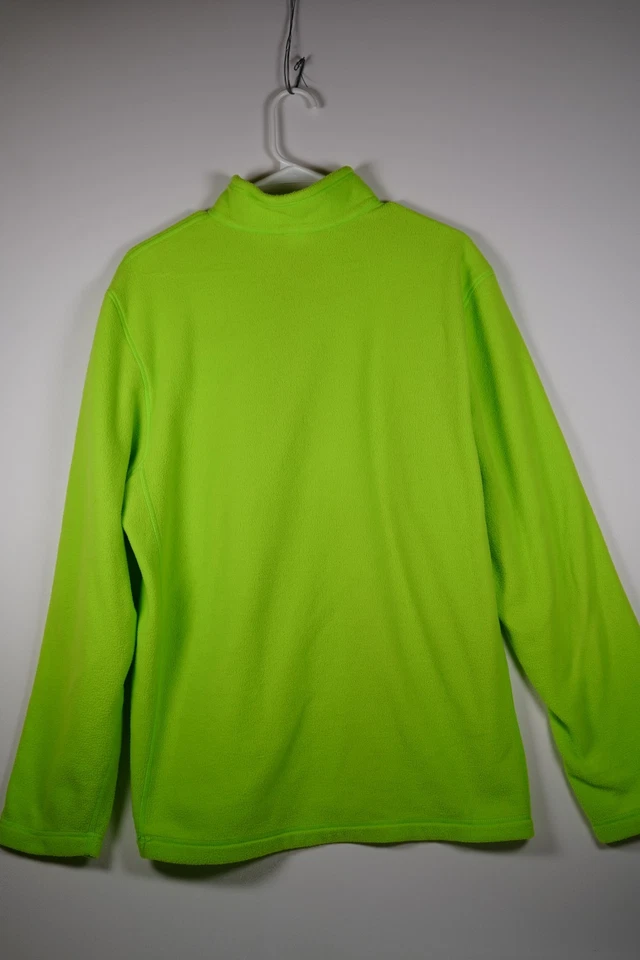 Pullover polar verde neón 1/4 cremallera The North Face para hombre L Foto 4 de 4