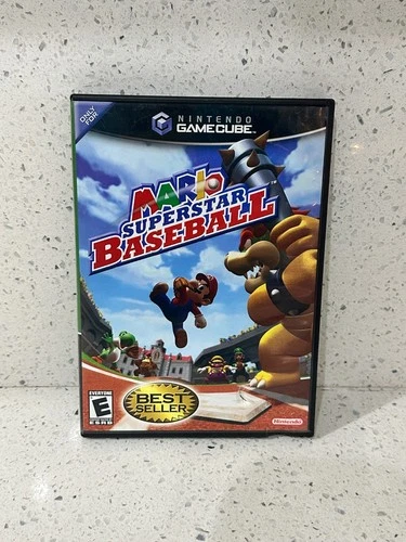 Mario Superstar Baseball GameCube In Case No Manual Nintendo