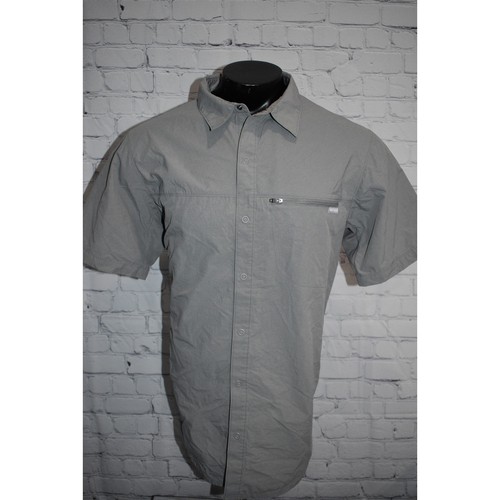 Camisa de pesca Columbia para hombre talla XL poliéster nailon rendimiento botones a presión - Imagen 6 de 7