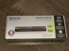 Epson WorkForce ES-50 Portable Color Document Scanner NEW INBOX