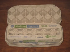 Lot of 8 Egg Cartons Empty Cardboard 12 Count Dozen Size Arts/Crafts/Hobbies