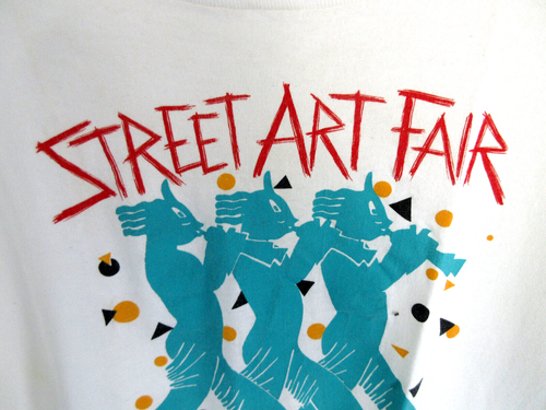 Vintage ANN ARBOR MICHIGAN SOMMERKUNST FAIR T-SHIRT L STREET ART FAIR - Bild 3 von 12