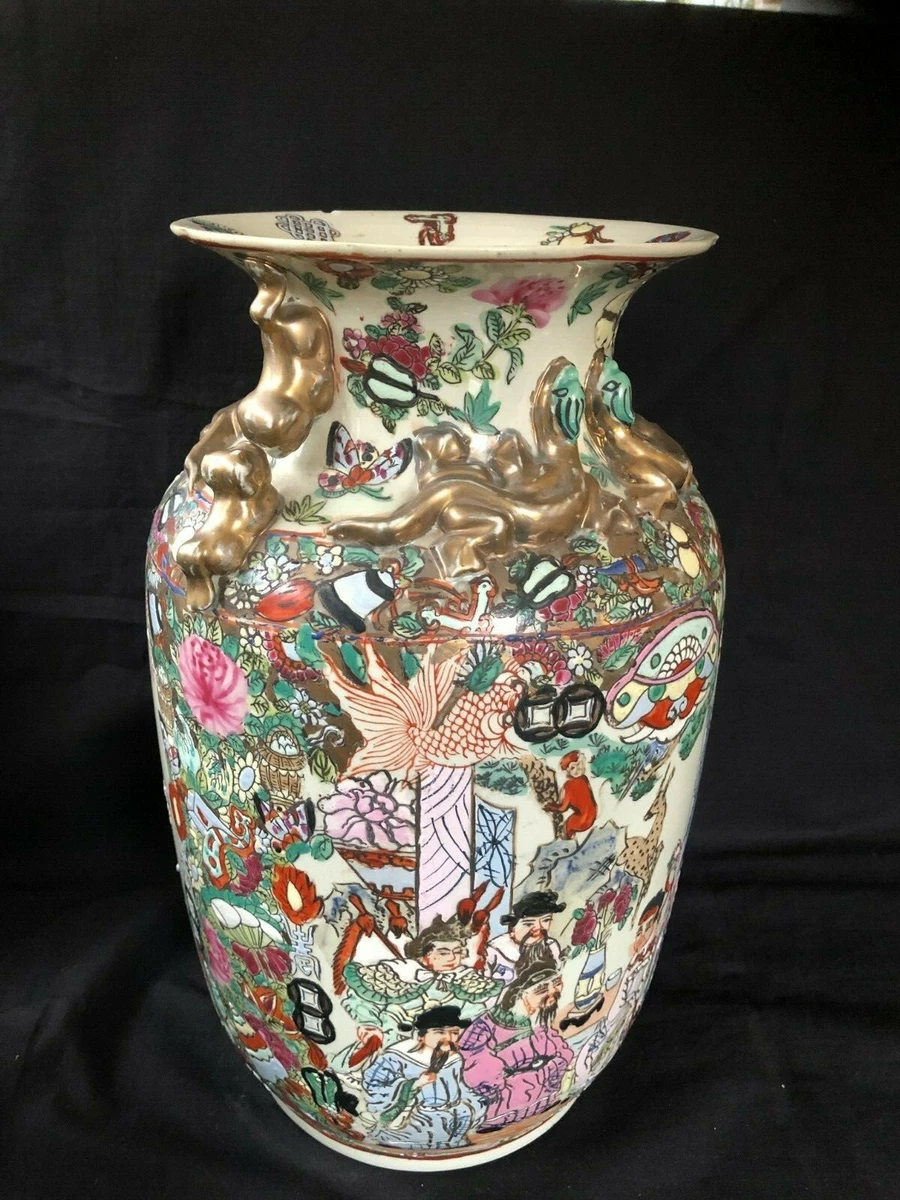 红色1850-1899 中国古董花瓶| eBay
