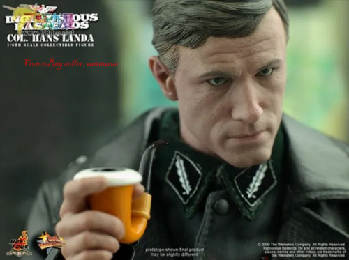 Perfect Hot Toys 1/6 mms134 Colonel Hans Landa auf Lager Neu - Bild 3 von 4