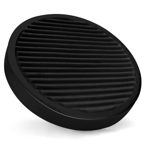 Oval Floor Mount Gas Pedal, Round Brake/Clutch/Dimmer Pad Black Billet muscle - Picture 13 of 19