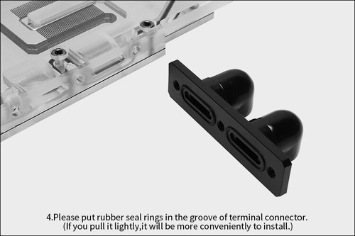 Barrow G1/4" 360 Rotating Bridge Fitting For GPU Water Block Upgrade Connecting - Picture 11 of 14