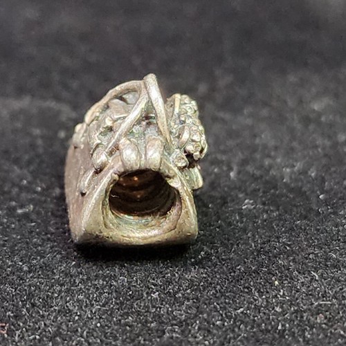 Autentica Borsa a mano Argento Sterling Splending Perline 791534CZ Usata - Foto 4 di 5