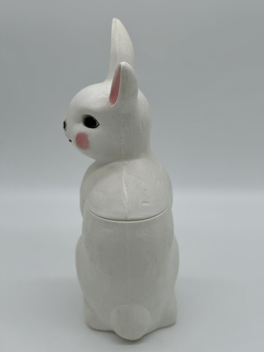 Vintage Easter Bunny 11" Plastic Blow Mold Candy Container Lot of 3 - Picture 5 of 16