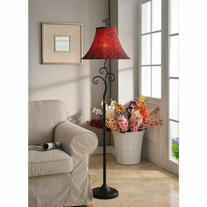 Details About Floor Lamps For Living Room Bedroom Red Bohemian Shabby Chic Eclectic Lighting