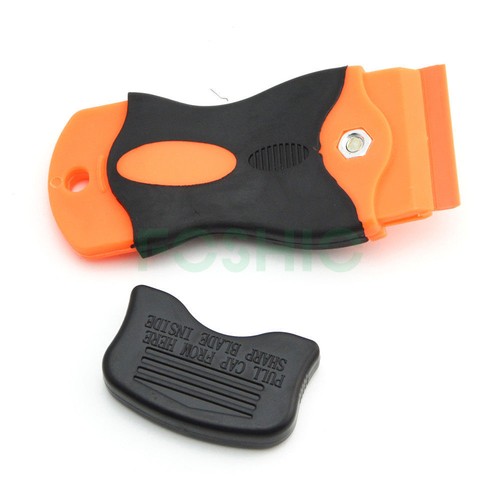 100 Pcs Plastic Razor Blades and Razor Scraper Double Edged Sticker Removal Tool - Picture 5 of 9