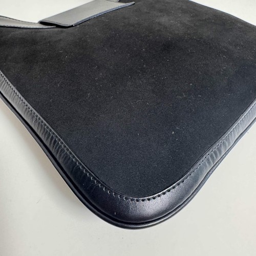 GUCCI Vintage Black Suede Shoulder Bag - Picture 12 of 18