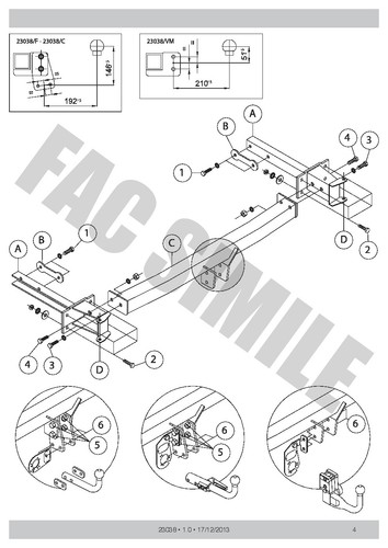 AHK Starr Anhängerkupplung 7p C2 E-Satz Mercedes E Klasse Kombi 02-09 23038/_B1