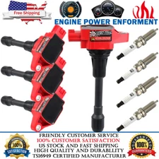 Ignition Bobinas & IRIDIUM Spark Plug For Nissan Altima Sentra Rogue Versa UF549