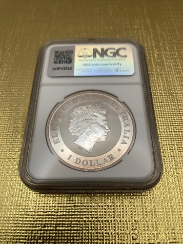 2013 P AUSTRALIA S$1 Kookaburra F15 PRIVY NGC MS69 - Picture 3 of 4