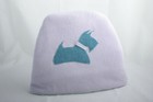 Handmade tea cosy - upcycled 100% cashmere wool ~ Harris Tweed Scottie dog