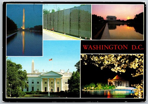 Postcard Washington DC Multi View - Picture 1 of 2