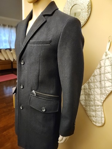 Men GUESS Wool Overcoat SIZE S NWOT - Picture 2 of 18