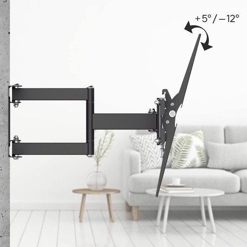 Hama Support mural TV FULLMOTION inclinable et pivotant pour TV écran plat en... - Photo 4/7