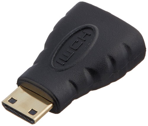 2 Pack Mini HDMI (Type C) Male to HDMI (Type A) Female Converter Adapter New - Picture 2 of 2