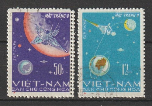 1966 North Vietnam Stamps In Lunar Orbit Scott # 429 " Double Perforated " MNH - Picture 1 of 2