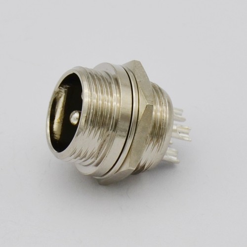 Conector de micrófono macho de 4 pines enchufe de chasis macho para enchufes de radio CB/ham 6 lotes - Imagen 8 de 13