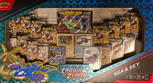 ✨Pokémon TCG Crown Zenith Sea & Sky Premium Collection Box - Bild 1 von 3