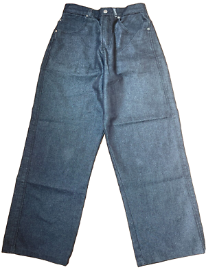 Southpole jeans, shiny black silver vintage baggy, 90s hip