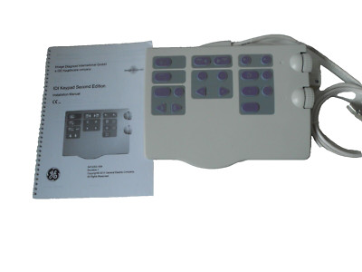 IDI Tastatur. GE Medical Systems. S/N 000300. Mit Bedienungsanleitung. Kostenloser UK P&P