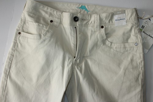 Tommy Bahama Pants Boracay Five Pocket Flat Beige Sand New 44x30 44 Waist - Picture 9 of 9
