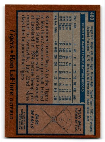 1978 Topps Baseball #251-500 EX/MT to NM You Choose Complete Your Set - Picture 442 of 478