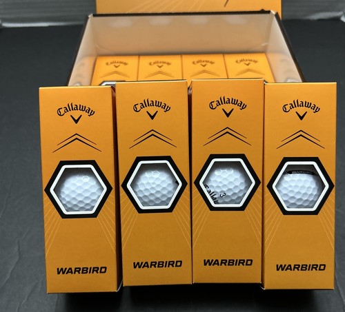 Pelotas de golf Callaway Warbird Distance blancas 24 pelotas en total 2 docenas nuevas - Imagen 3 de 11