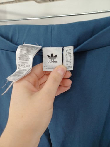 Adidas Leggings Womens Small Blue Active Wear Stretch - Picture 5 of 8