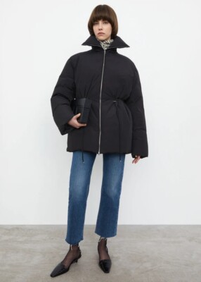 Toteme Women's Stand Up Collar Thick Duck Down Down Jacket coat