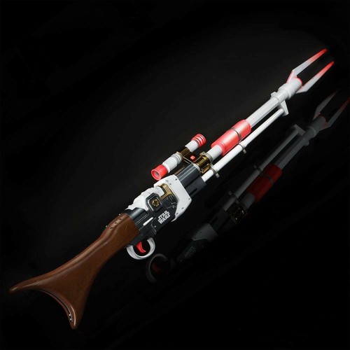 STAR WAR MANDALORIAN NERF LMTD AMBAN PHASE-PULSE BLASTER 1/1 REPLICA 127cm HASBR - Imagen 3 de 12