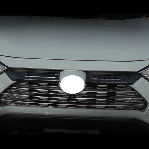 Rejilla de parrilla para parrilla delantera de fibra de carbono para Toyota RAV4 2019-2023 - Imagen 3 de 7