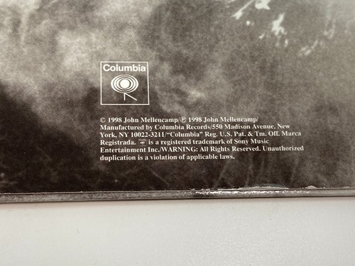 John Mellencamp Self Titled LP C 69602 Columbia 1998 Cutout Rare - Picture 11 of 18