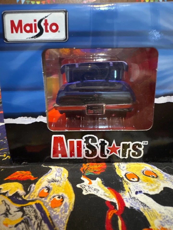 Pontiac Firebird Lowrider 1969 Maisto All Stars azul blanco 1/24 diecast nuevo de lote #72 Foto 3 de 3