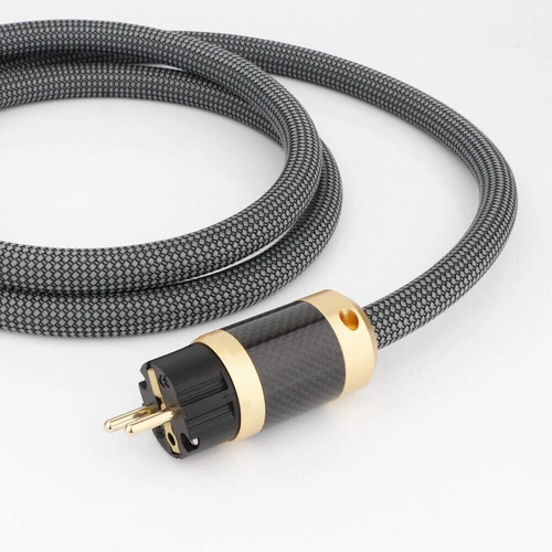 Audiophile 12AWG OCC vergoldet US EU Schuko AU HIFI Stromkabel Netzkabel - Bild 9 von 10