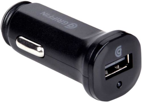 Griffin 2.4 Amp USB A Car Charger Black - GP-012-BLK - Picture 1 of 1