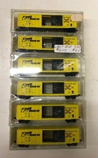 Micro-Trains Kadee 25012 FMC50' Ribside Boxcar Railbox 6 Car Set N scale