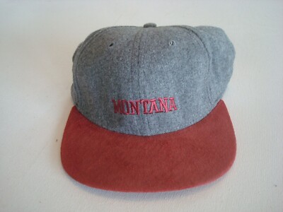 MONTANA STATE GRIZZLIES   BEACH GOLF sTRapback  DEADSTOCK HAT CAP VINTAGE P2