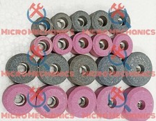20x VALVE SEAT GRINDING STONES Kit For SIOUX HOLDER 11/16" Thread 80 Grit.