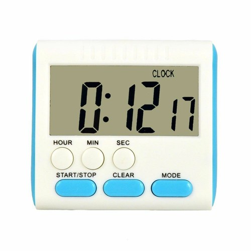 Kitchen Magnetic Large Alarm 24 Hours Count Up Down Clock Digital LCD Timer - Picture 12 of 14