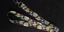 10pcs cartoon Yoda Lanyard For Bus subway ID Card KeyChain Holder gift